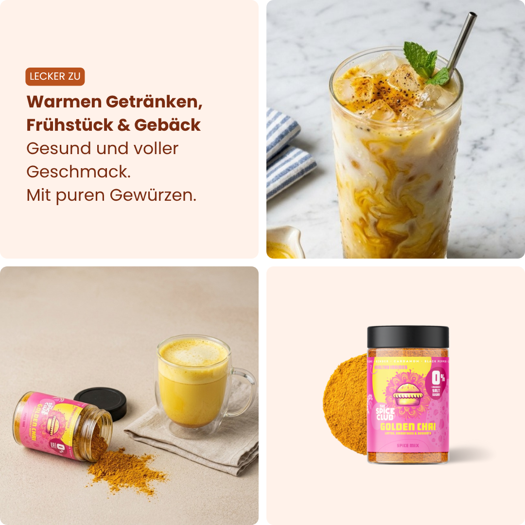 Golden Chai – lecker zu Warmen Getränken, Frühstück & Gebäck [de]