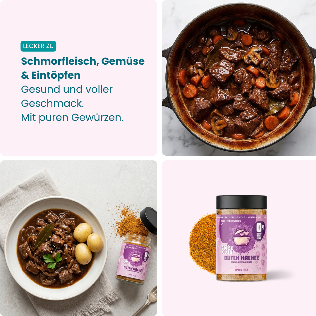 Hachee & Schmorfleisch Mix – lecker zu Schmorfleisch, Gemüse & Eintöpfen [de]