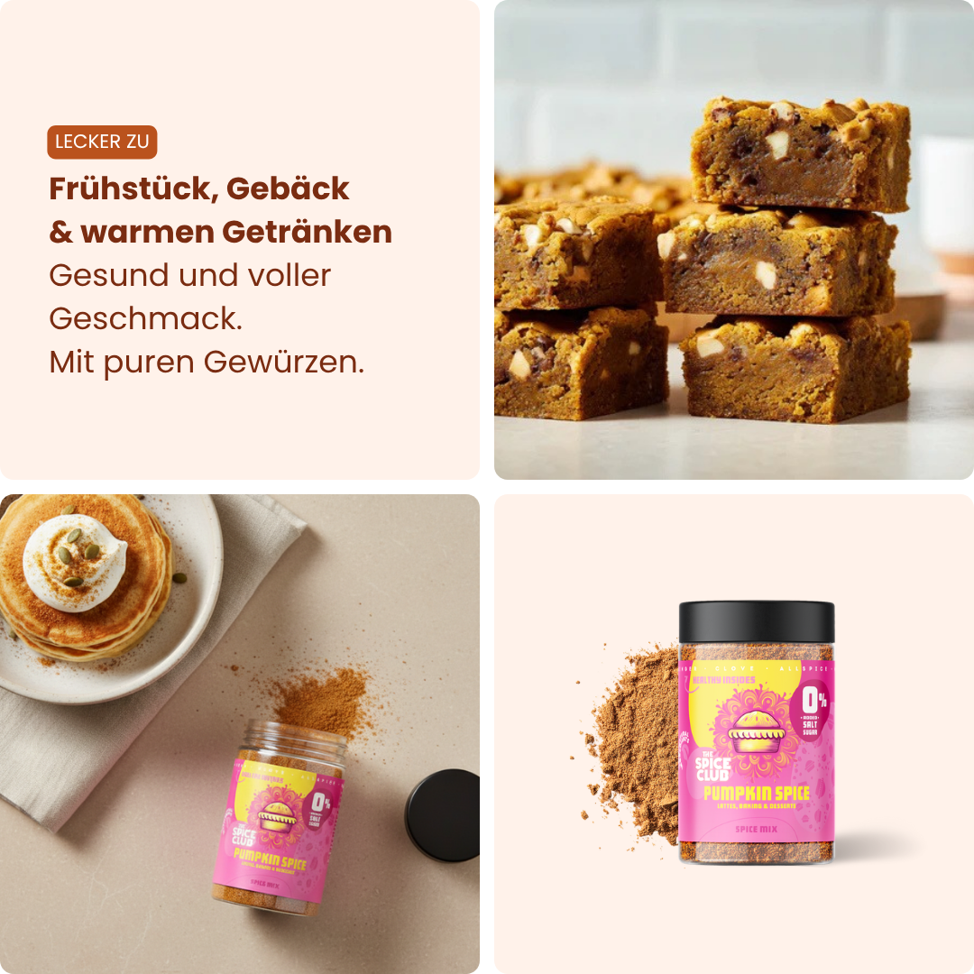 Pumpkin Spice Mix – lecker zu Frühstück, Gebäck & warmen Getränken [de]