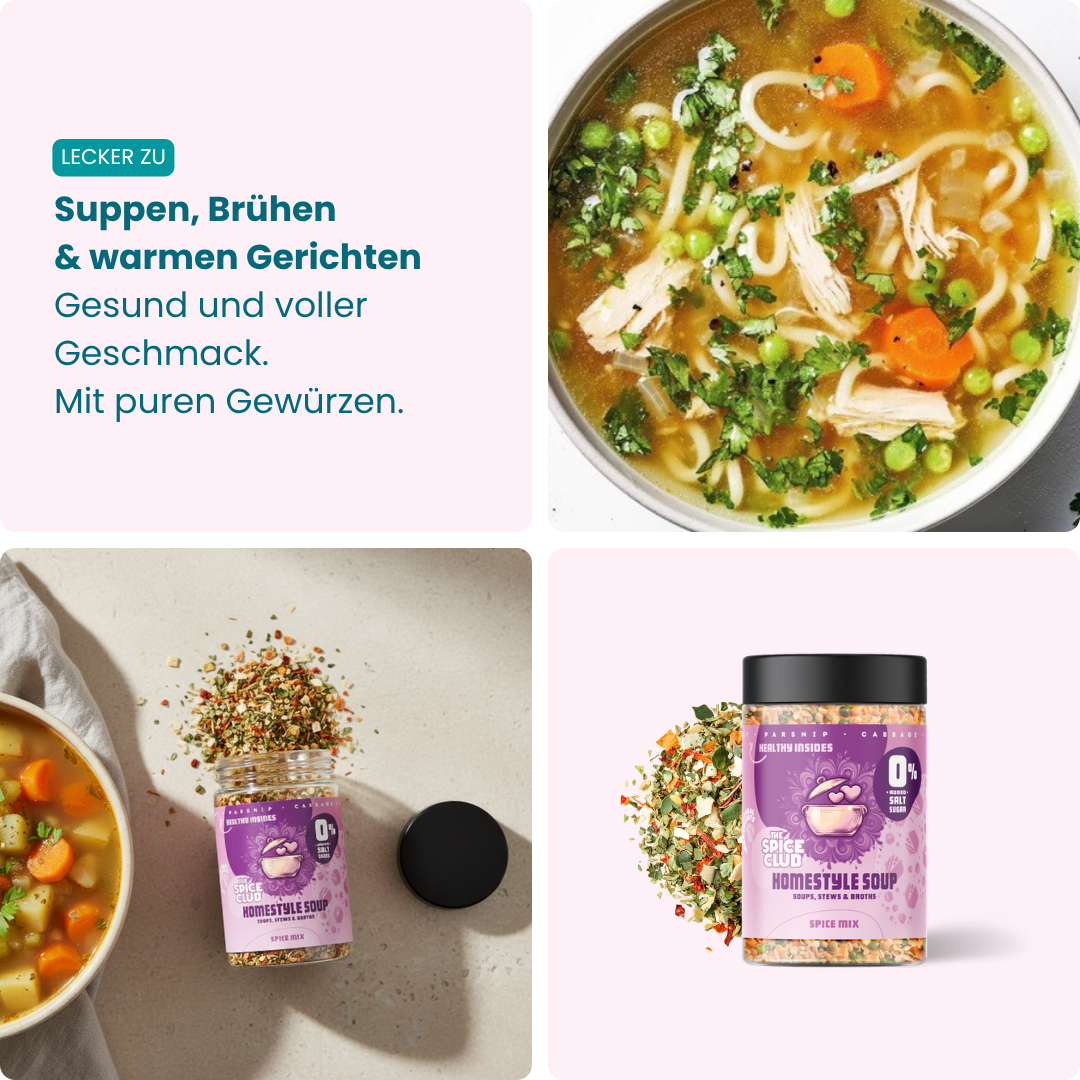 Suppen Mix – lecker zu Suppen, Brühen & warmen Gerichten [de]