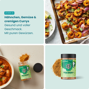 Tikka Masala – lecker zu Hähnchen, Gemüse & cremigen Currys