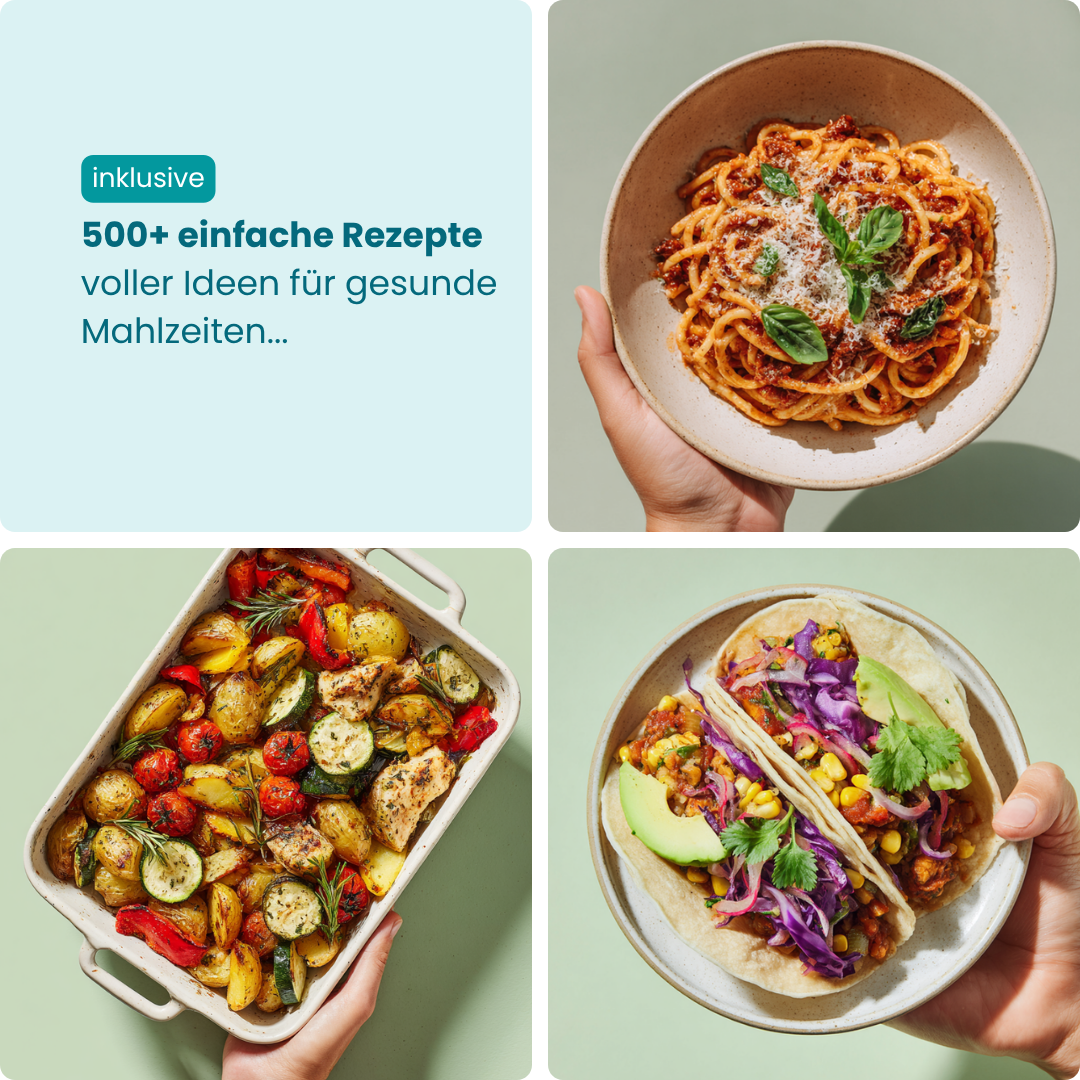 Die Alltags-Favoriten · 7er-Pack – Rezeptbuch-Collage: 500+ einfache Rezepte inklusive